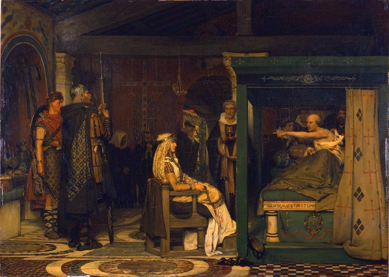 Praetextatus accuses Fredegund on his death bed