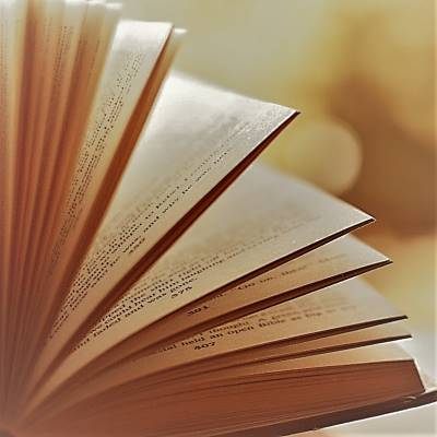 Old book, fast text